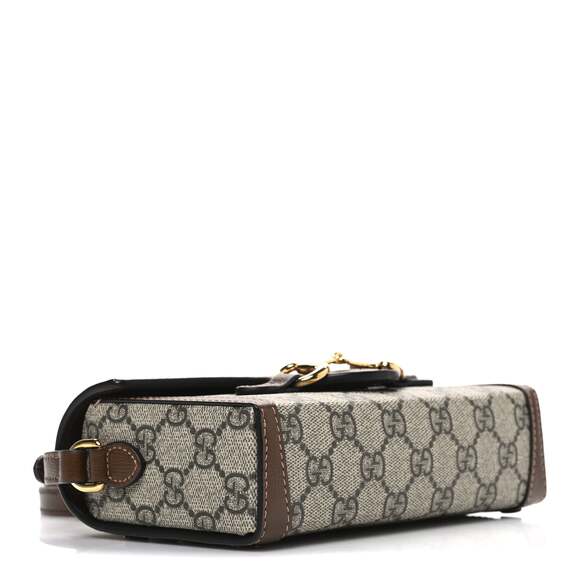 Gucci Gg Supreme Mini Horsebit Shoulder #235272G13B - Picture 4 of 10